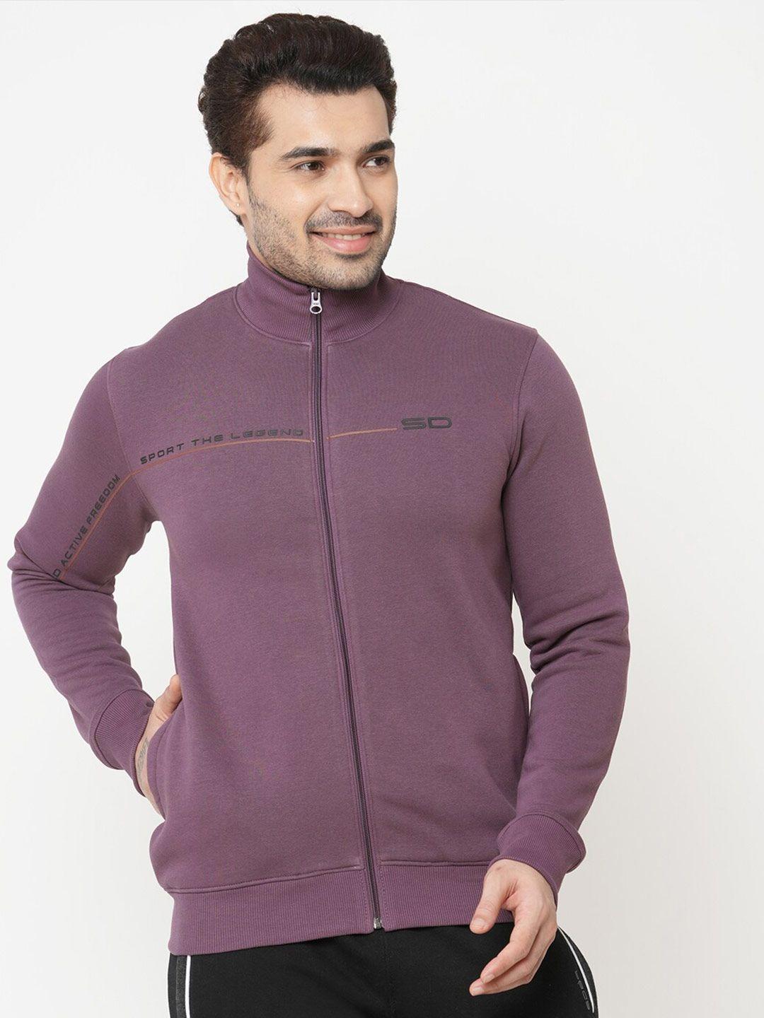 sweet dreams men purple solid sweatshirt