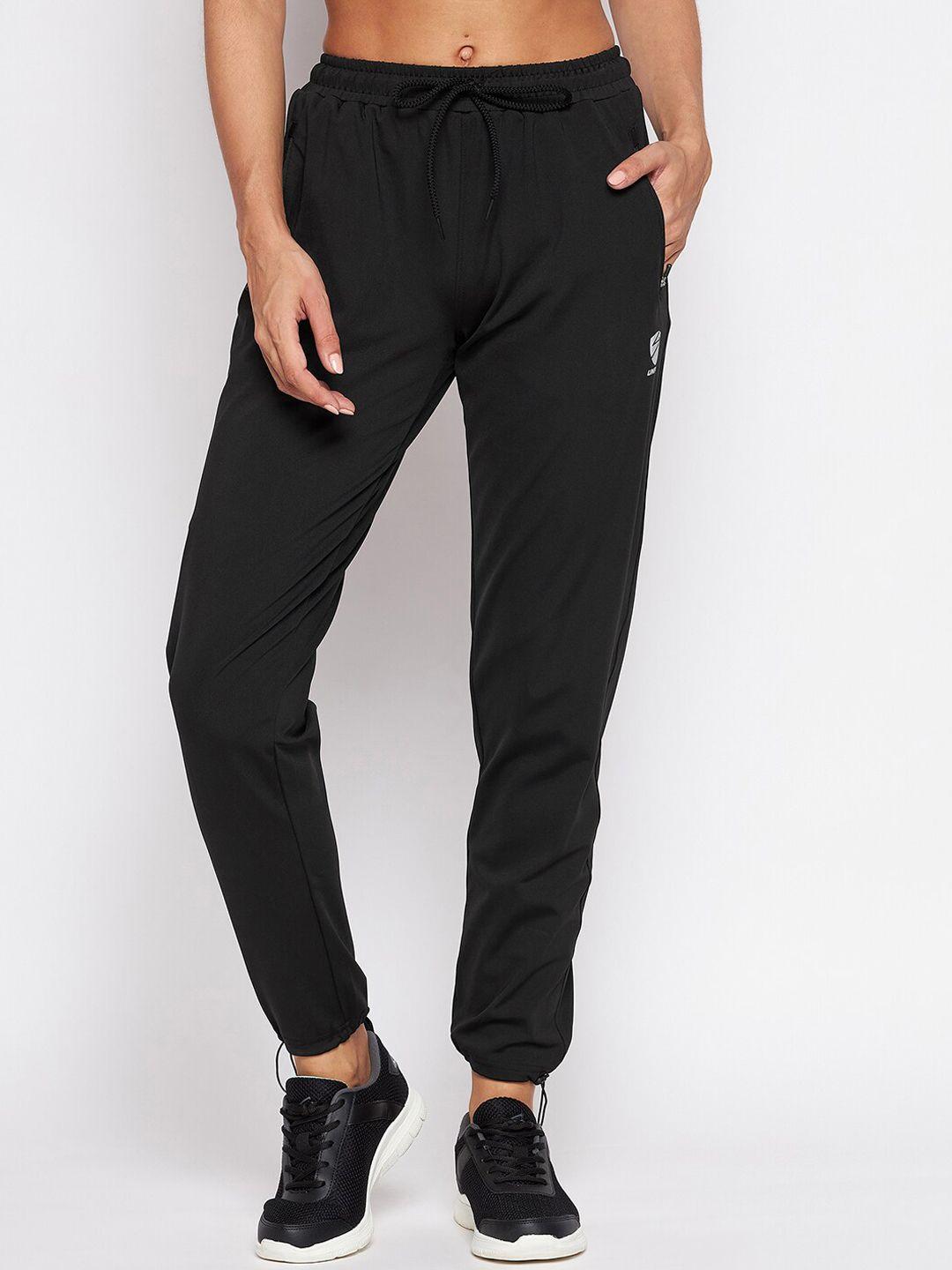 unpar women black solid joggers