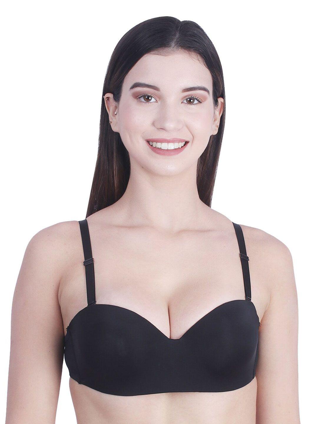 brachy black underwired lightly padded bra