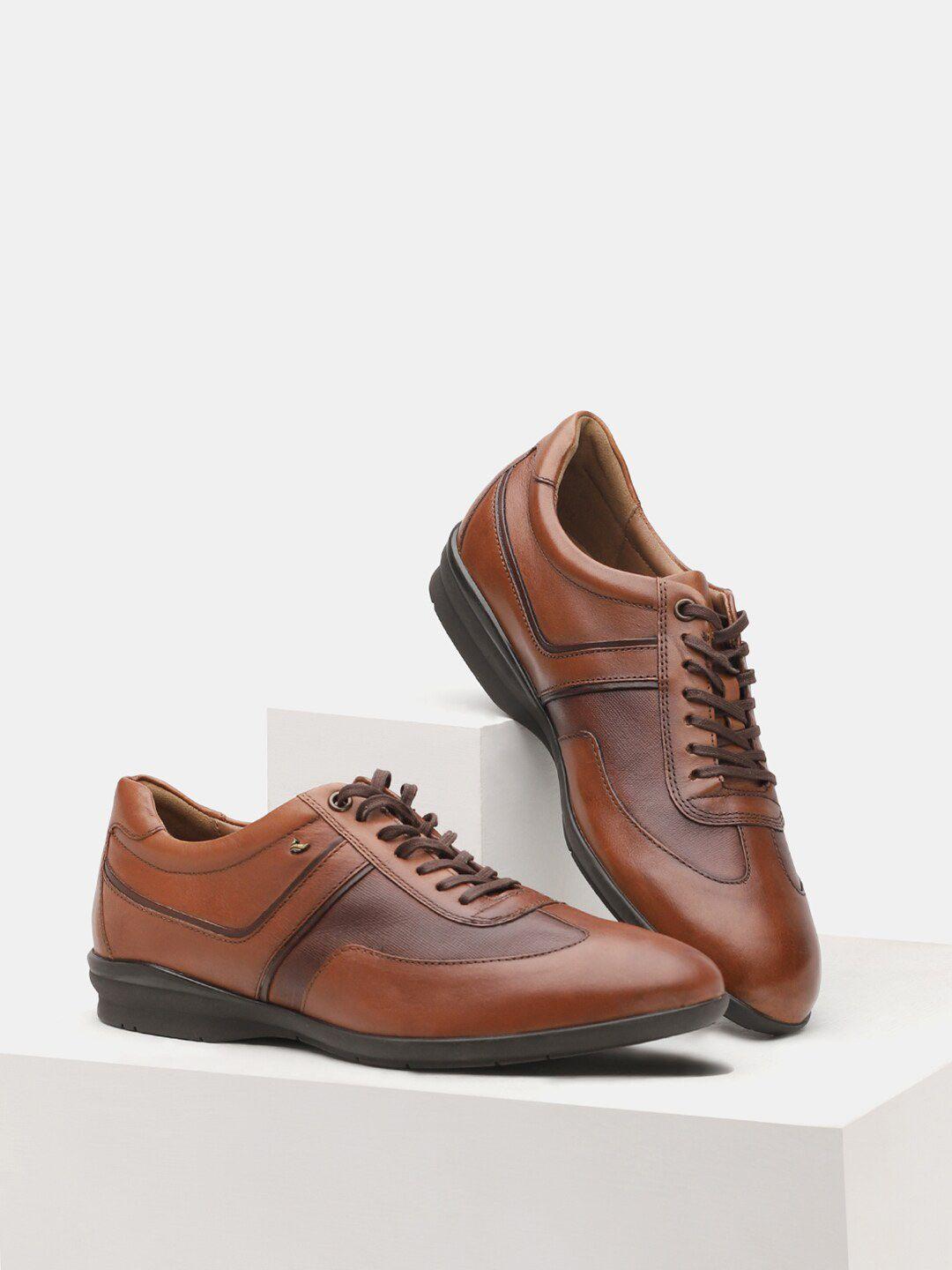 blackberrys men brown leather sneakers