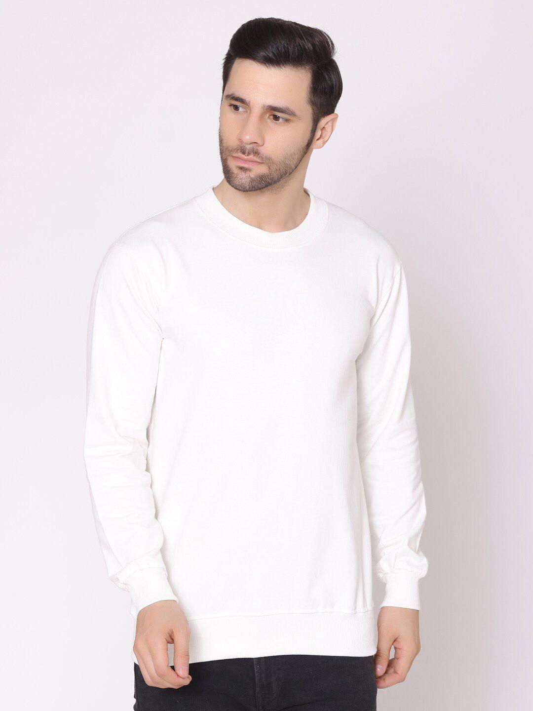 lounge dreams men white cotton sweatshirt