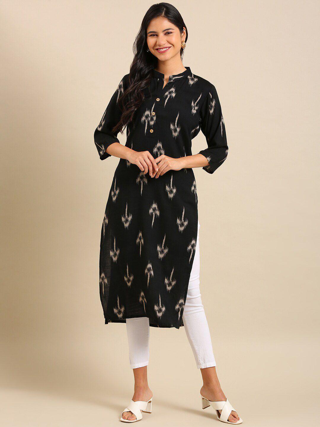 showoff round neck printed kurta