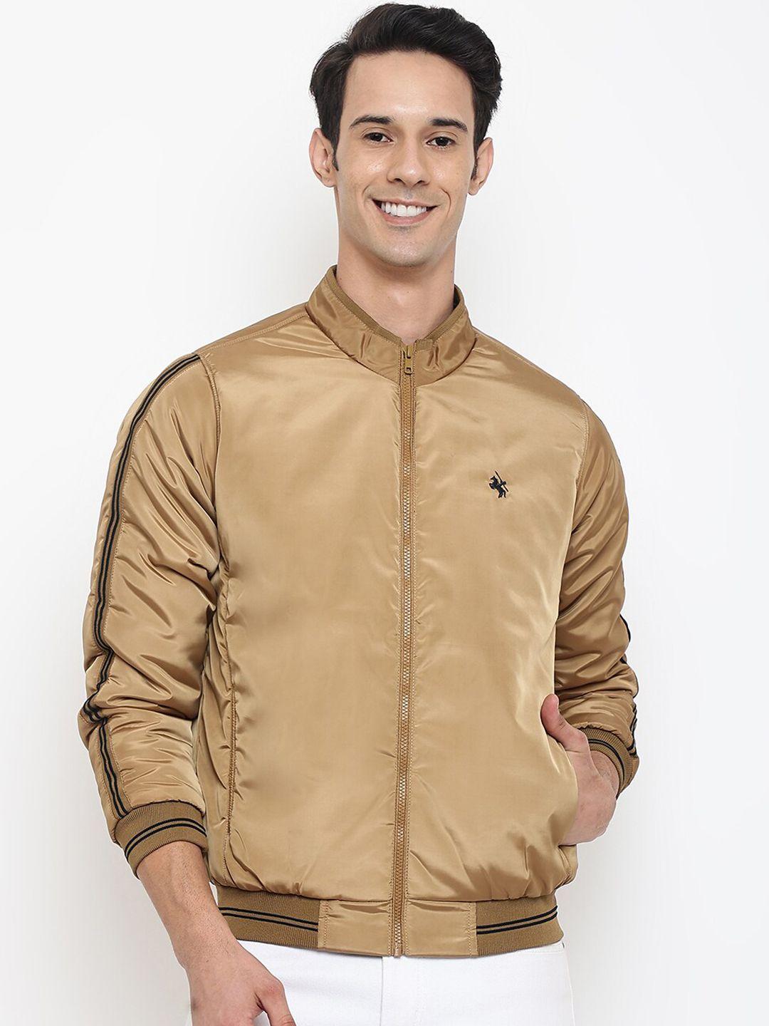 cantabil men khaki bomber jacket