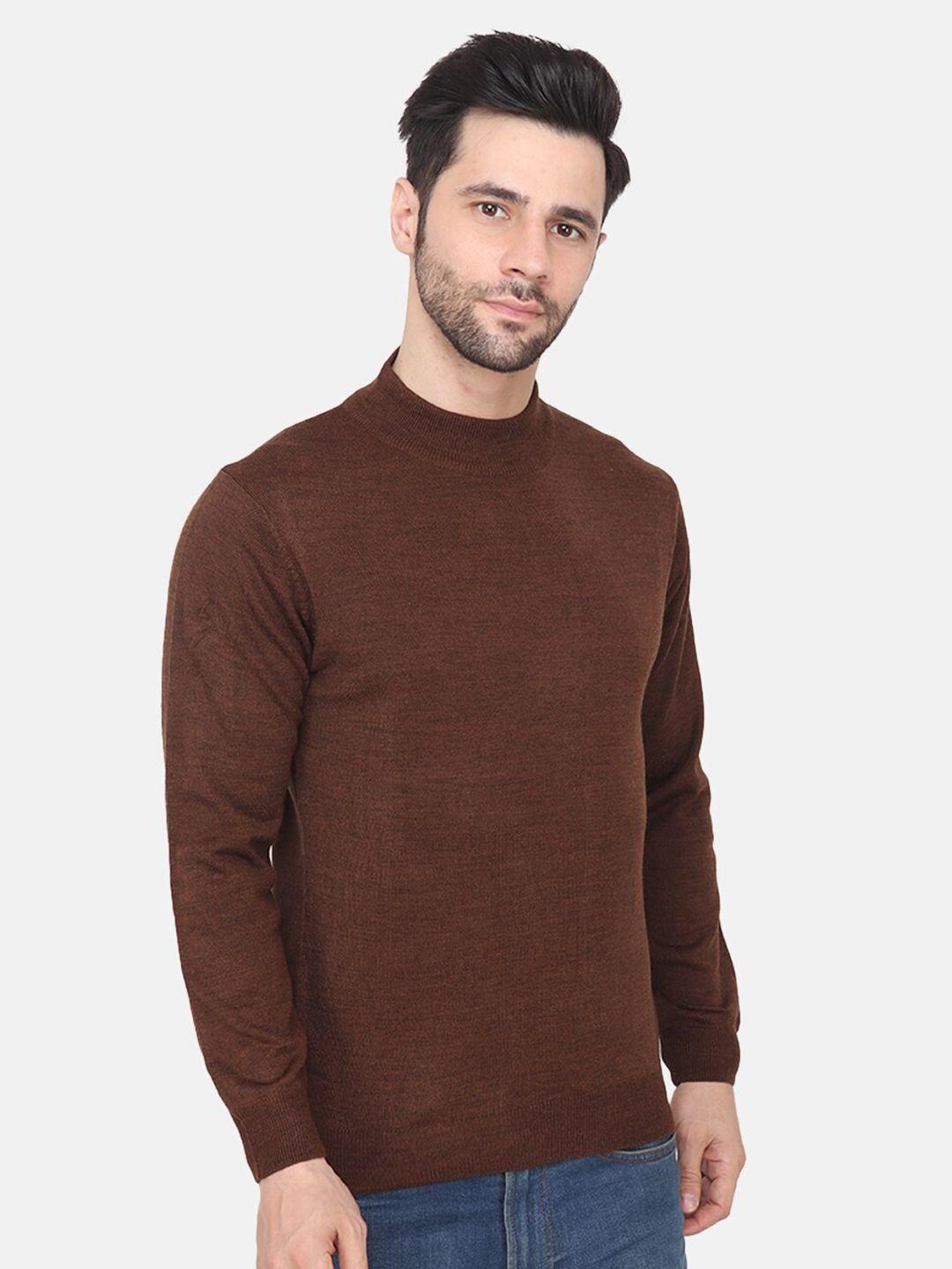 albion men coffee brown pullover