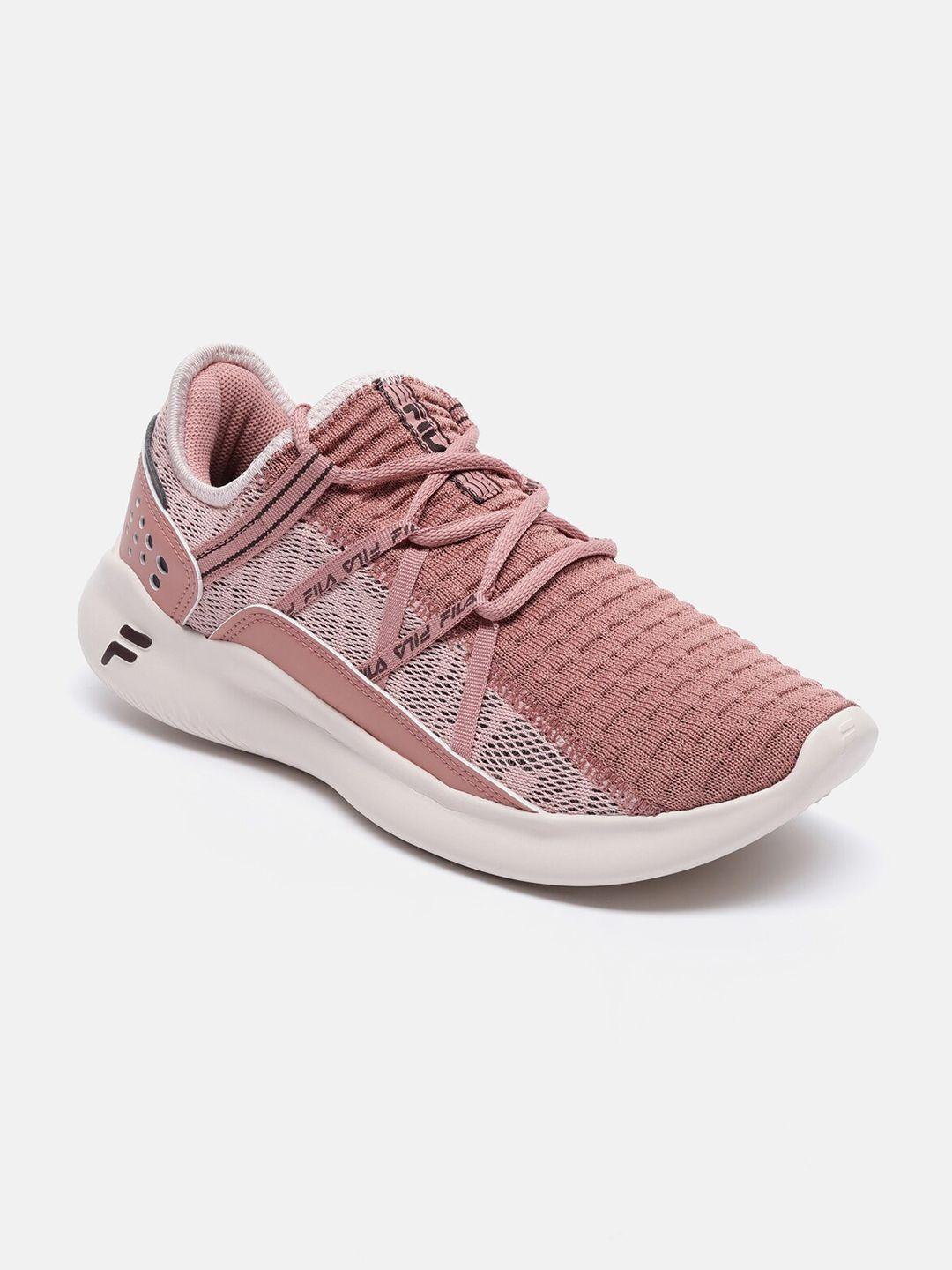 fila women nude coloured running non-marking shoes