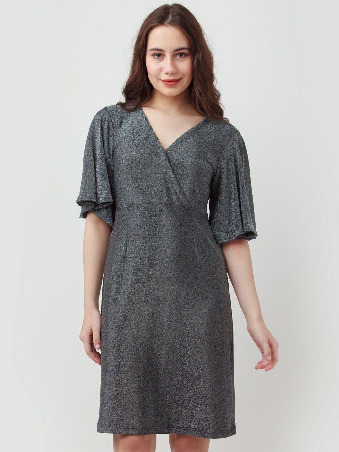 zink london silver-toned ethnic dress