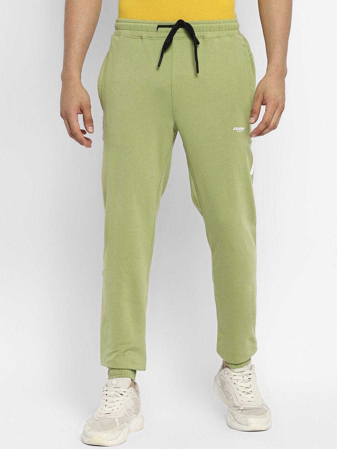 furo by red chief men green solid sports joggers