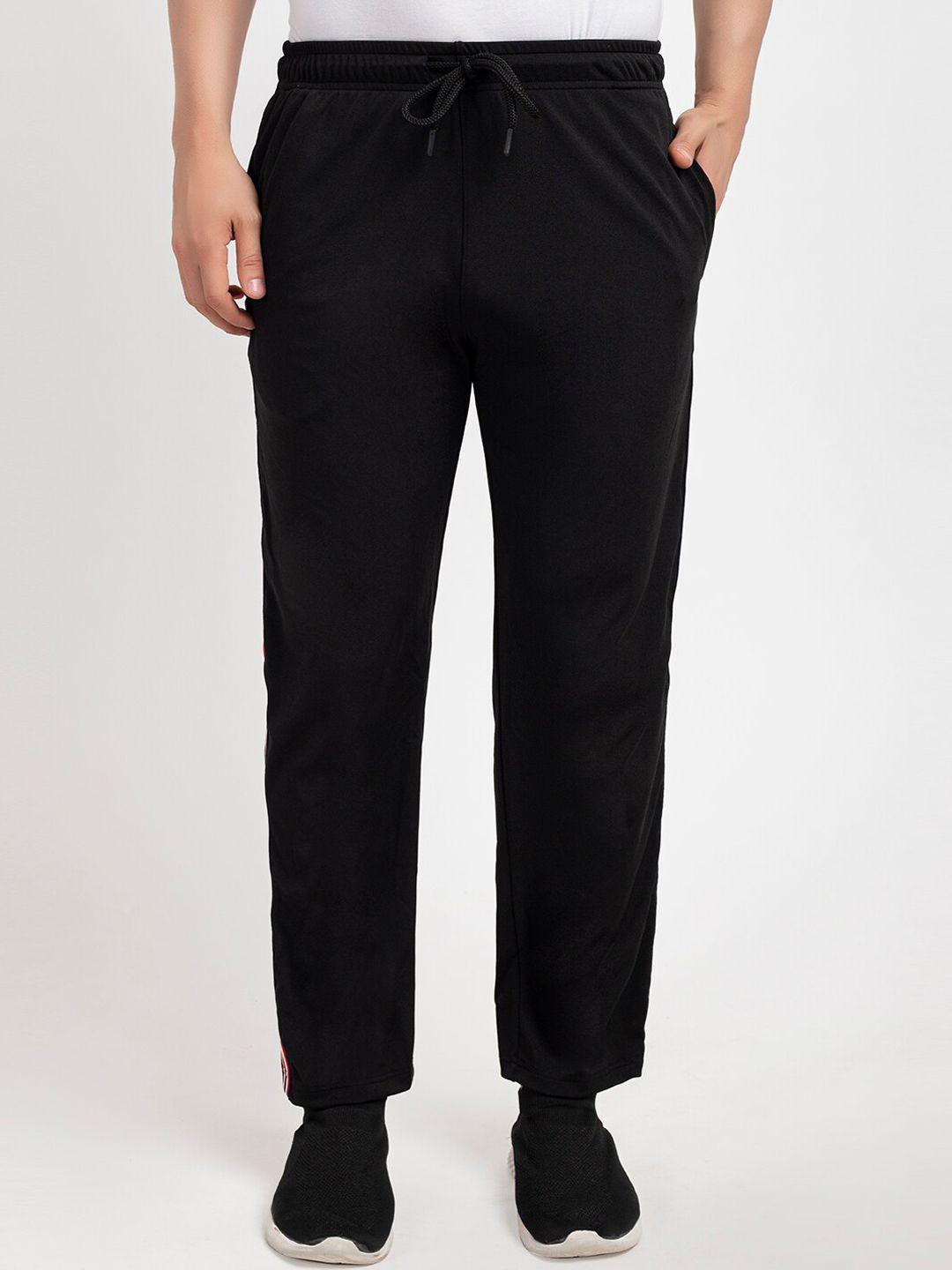 oakmans men black cotton track pants