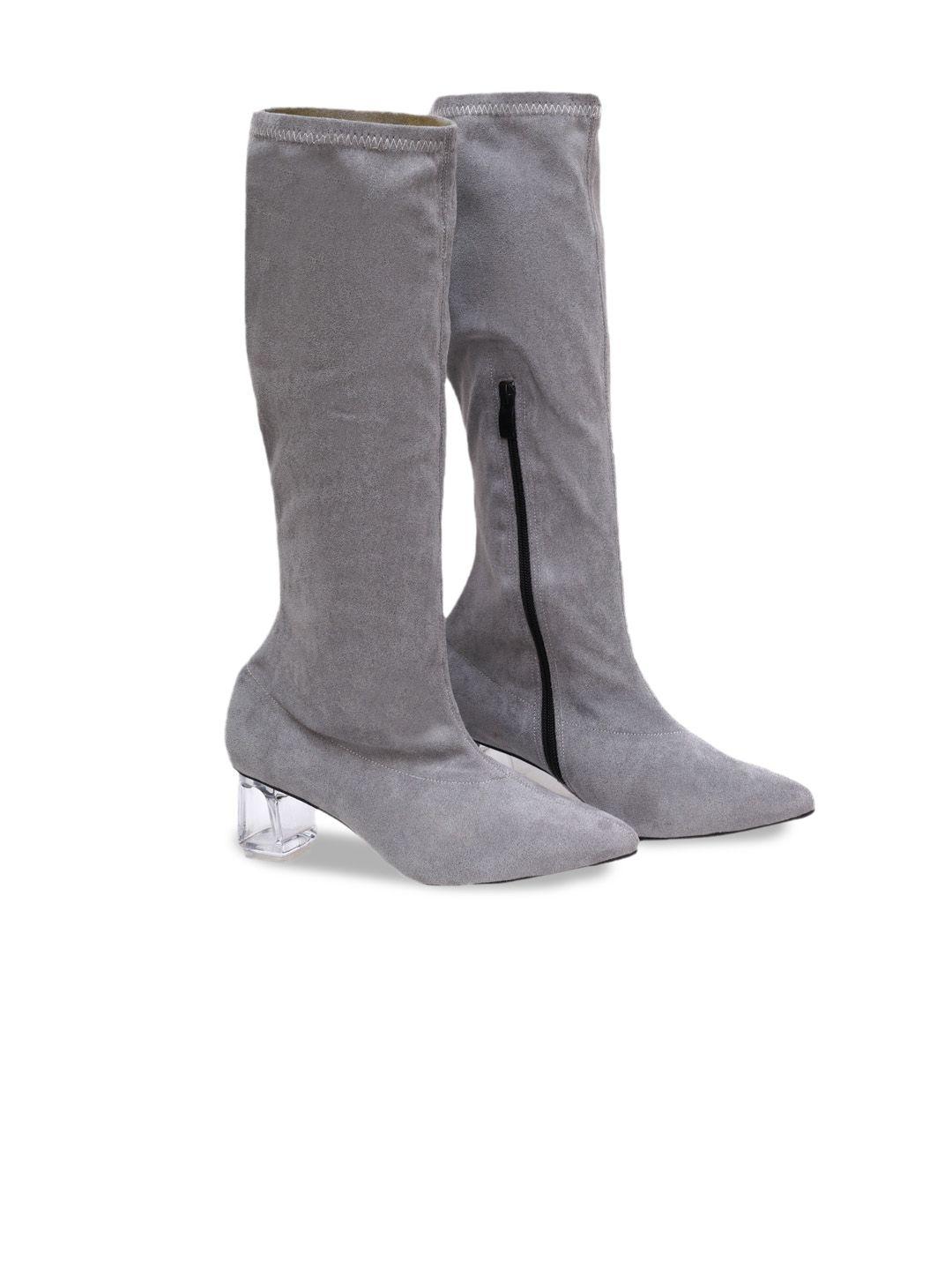 sherrif shoes women grey regular boots