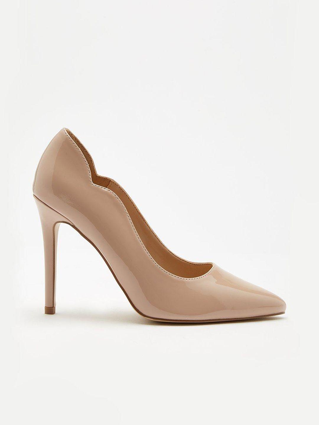 dorothy perkins tan stiletto pumps