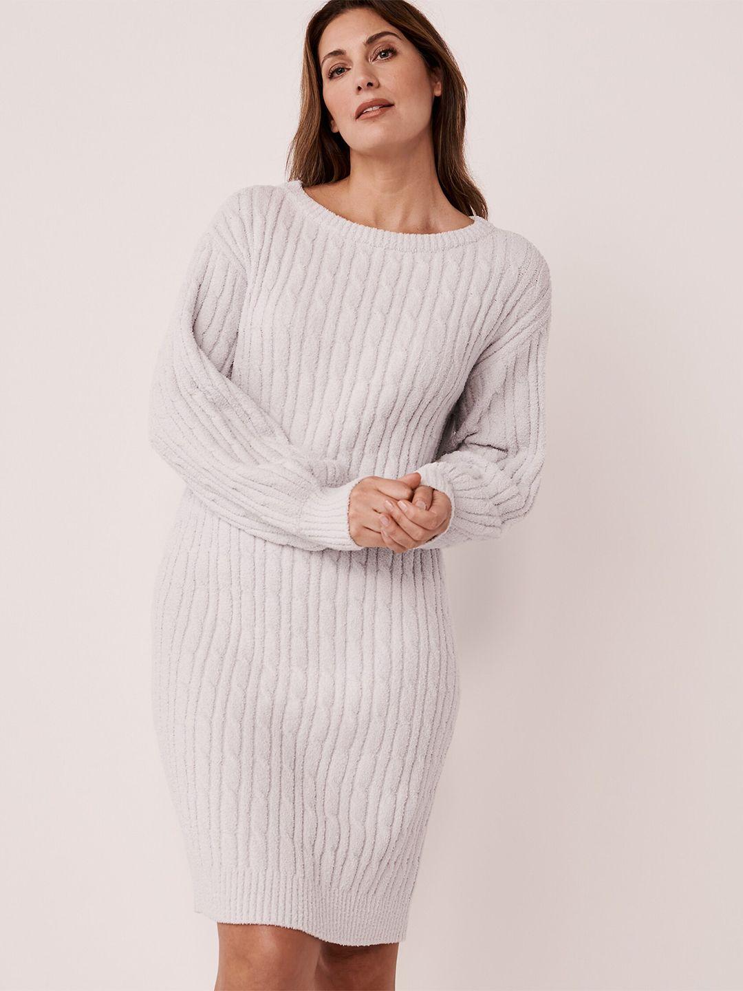 la vie en rose grey t-shirt dress