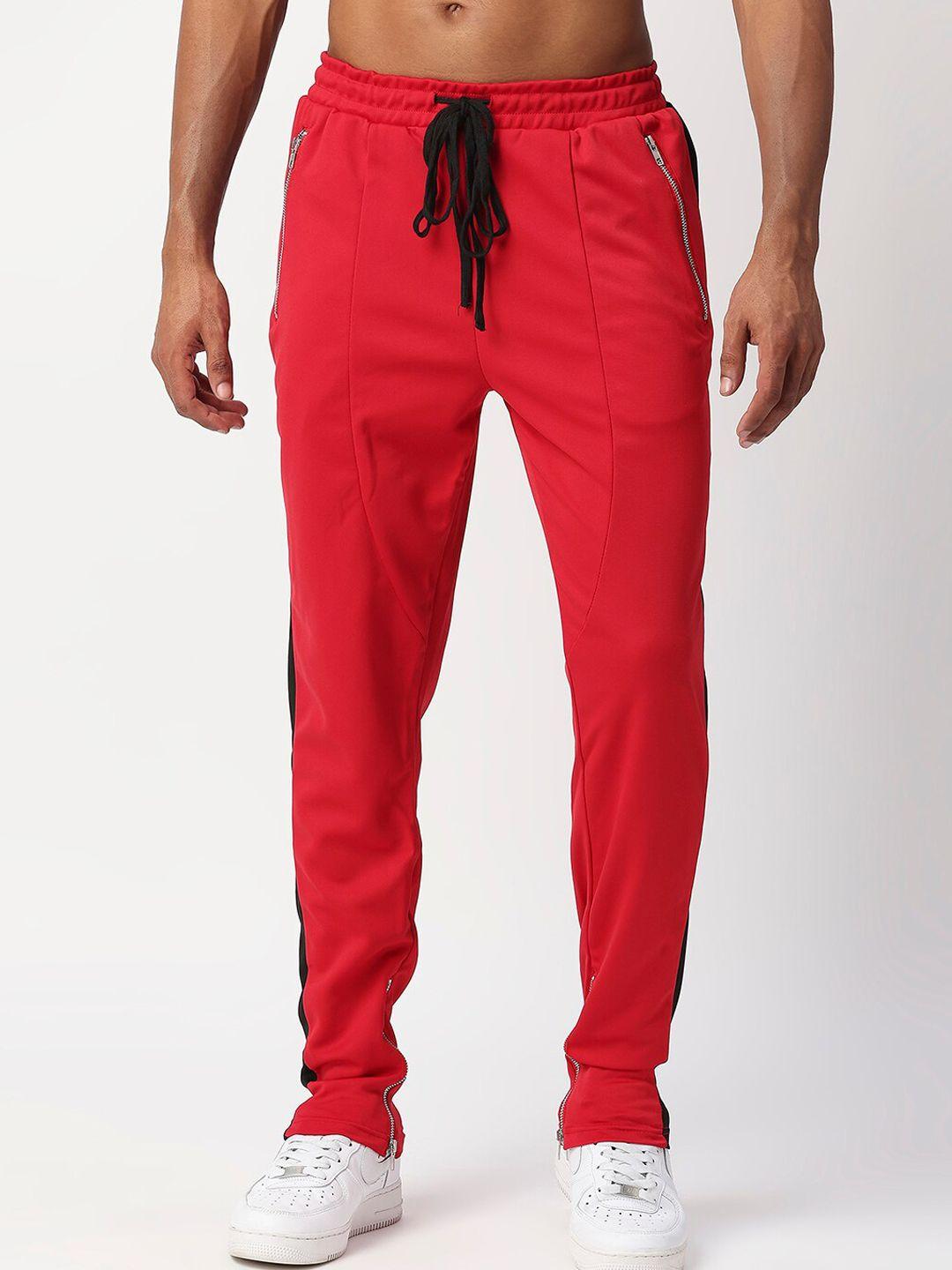 waimea men red comfort-fit  track pant