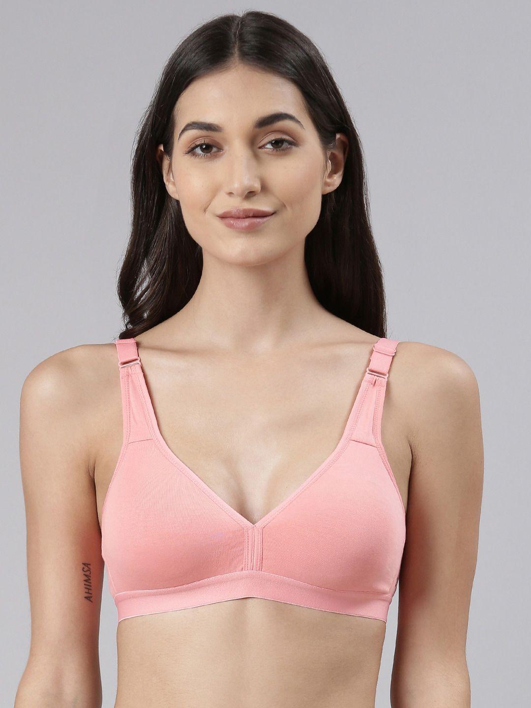 dollar missy pink non padded cotton bra