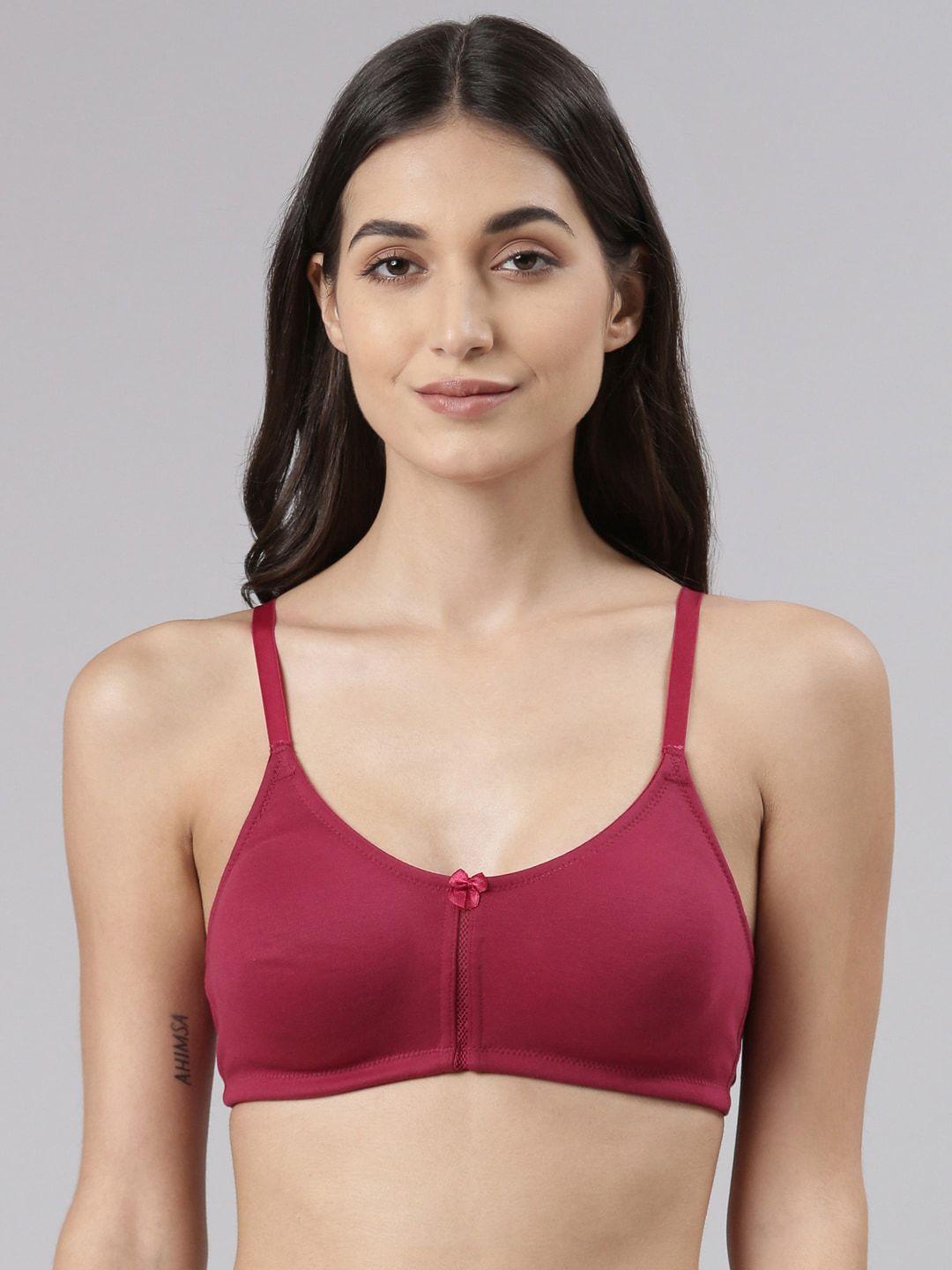 dollar missy pink non padded cotton bra