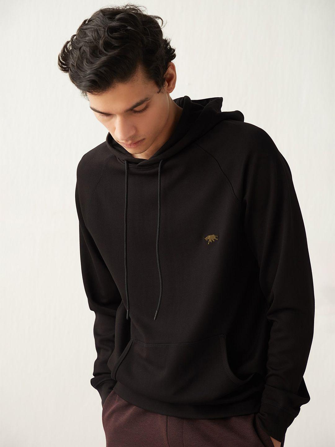 andamen men black hooded sweatshirt