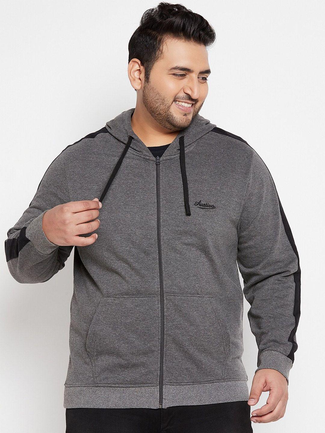 austivo front-open hooded sweatshirt