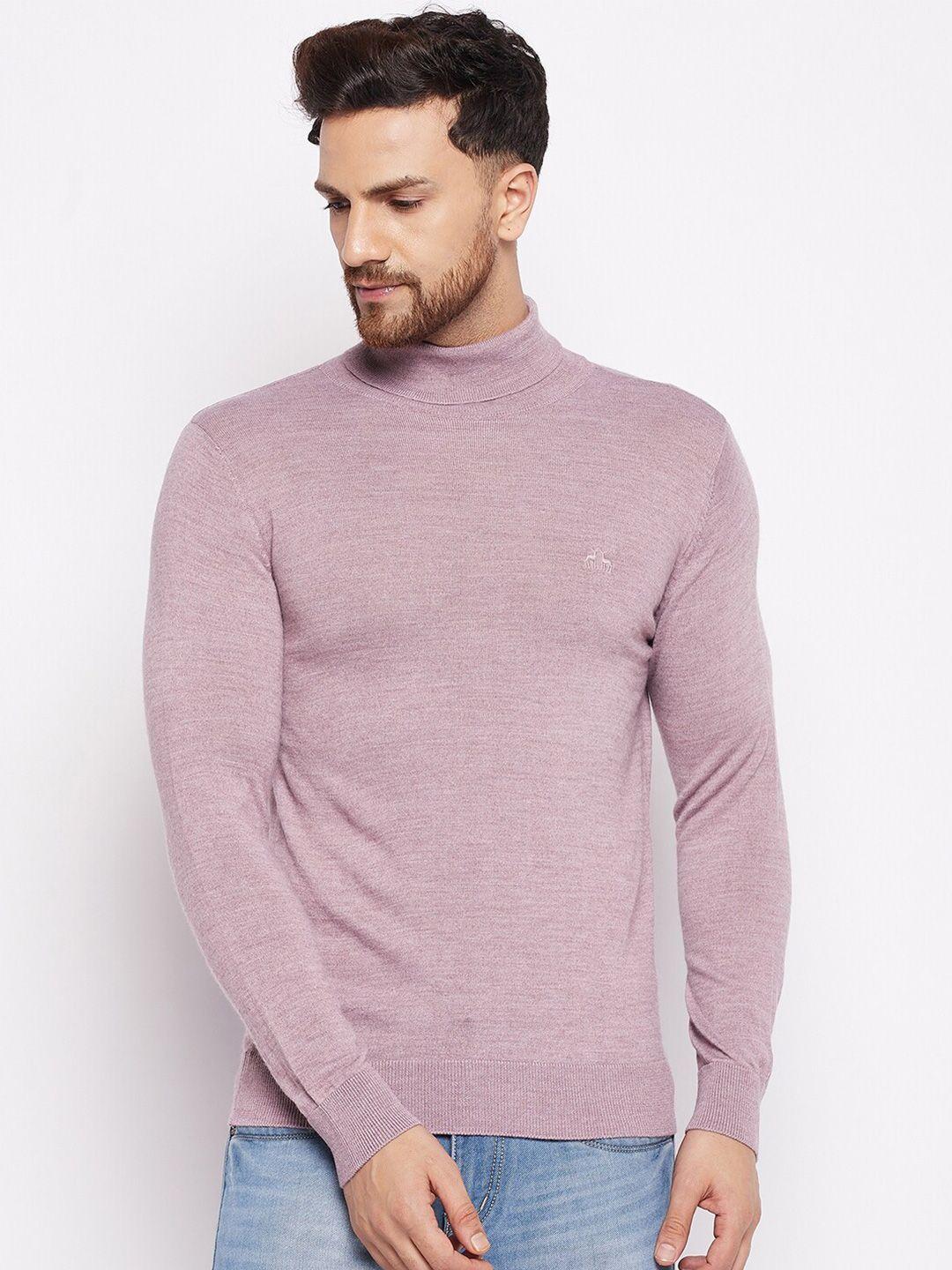 98 degree north men pink round neck long sleeves pullover