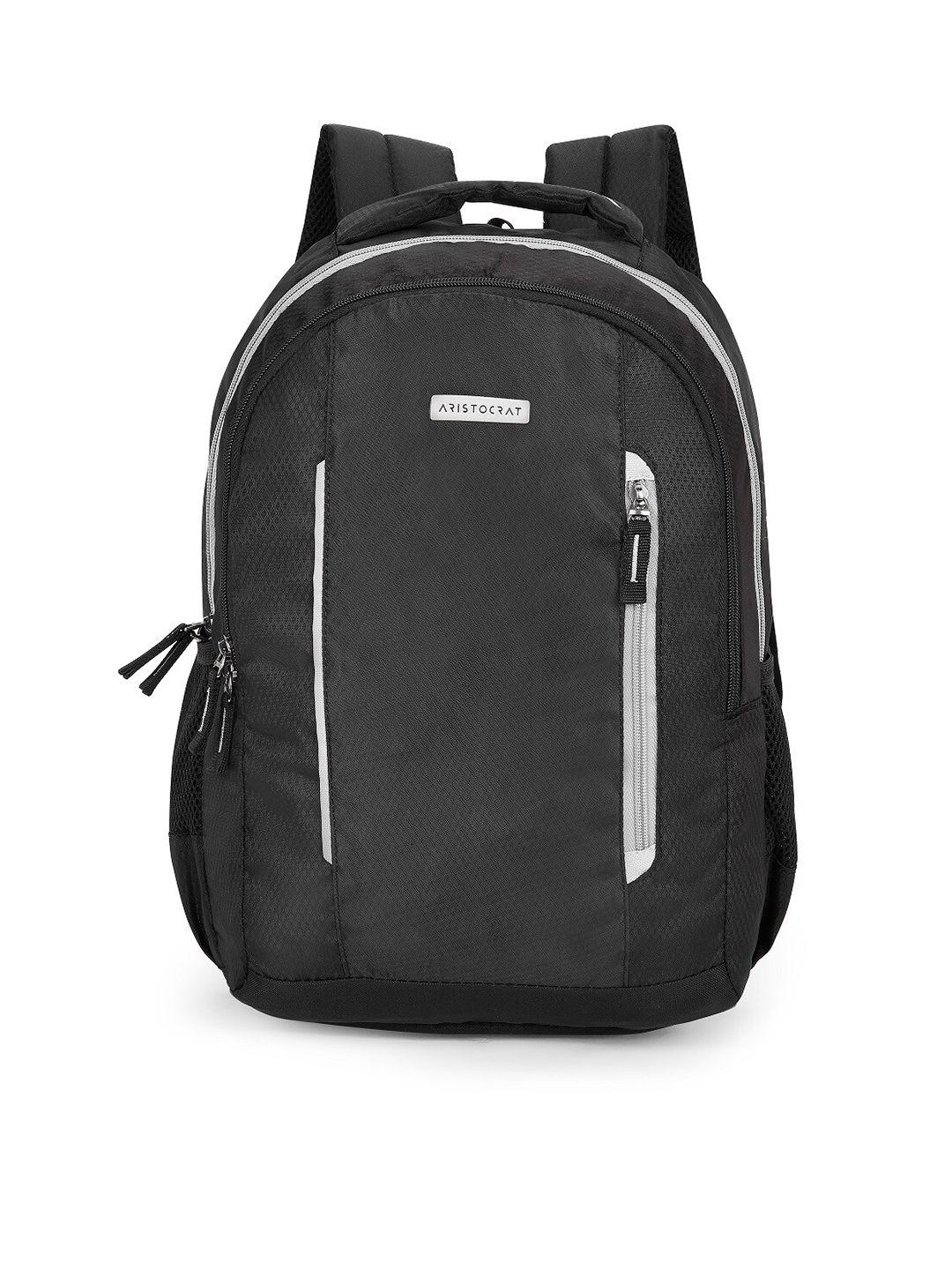 aristocrat unisex black & blue laptop backpack