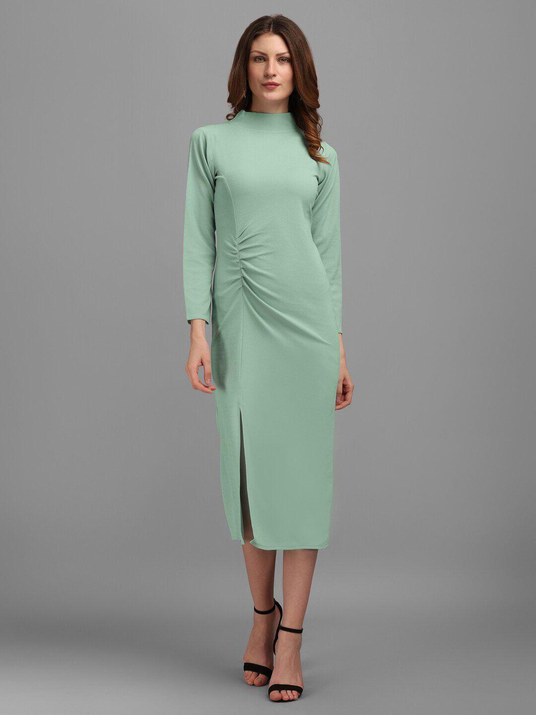 purvaja sheath midi dress