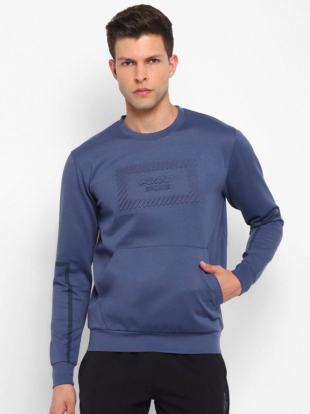 furo by red chief men blue printed sweatshirt