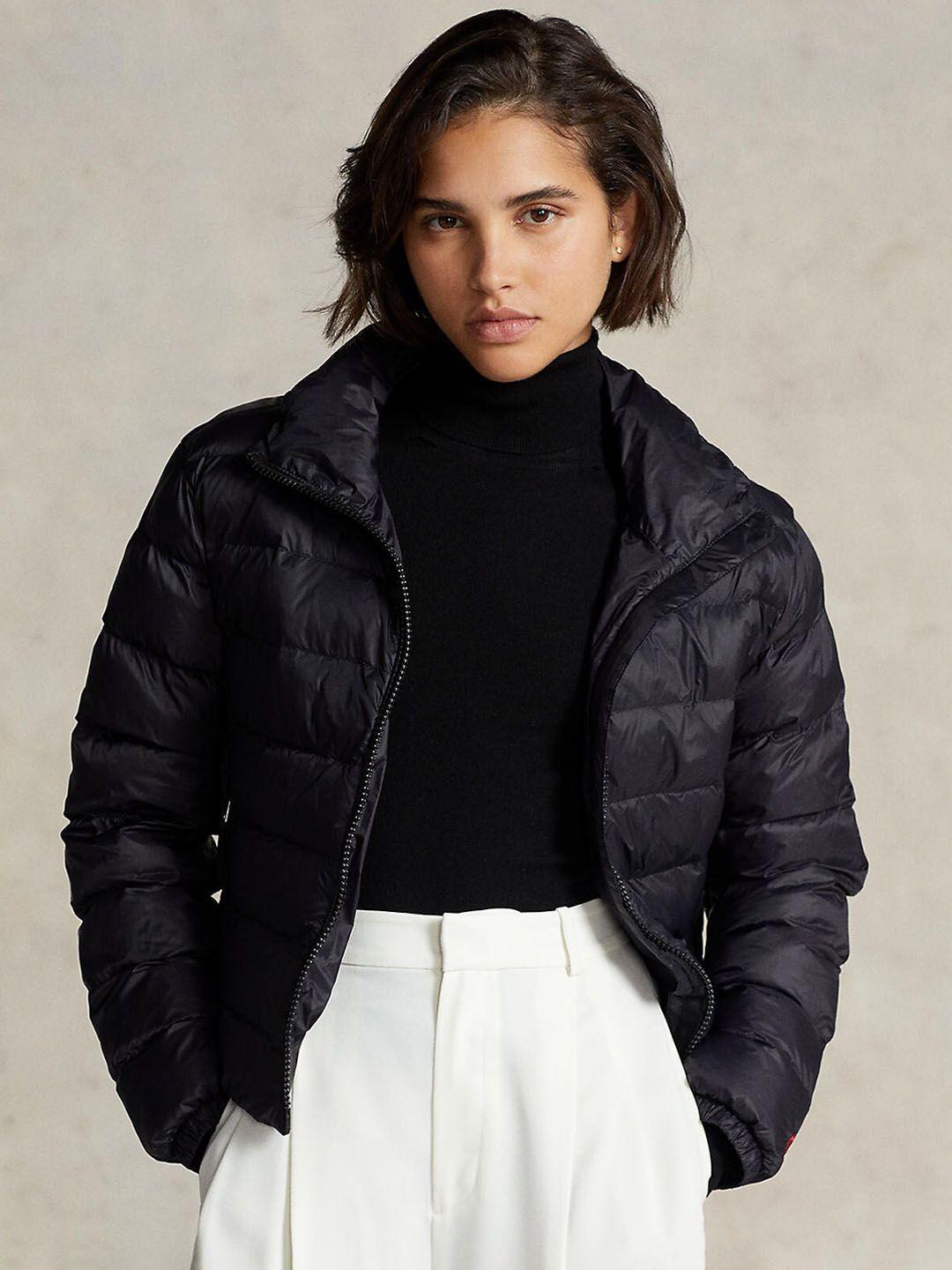 polo ralph lauren women solid puffer jacket