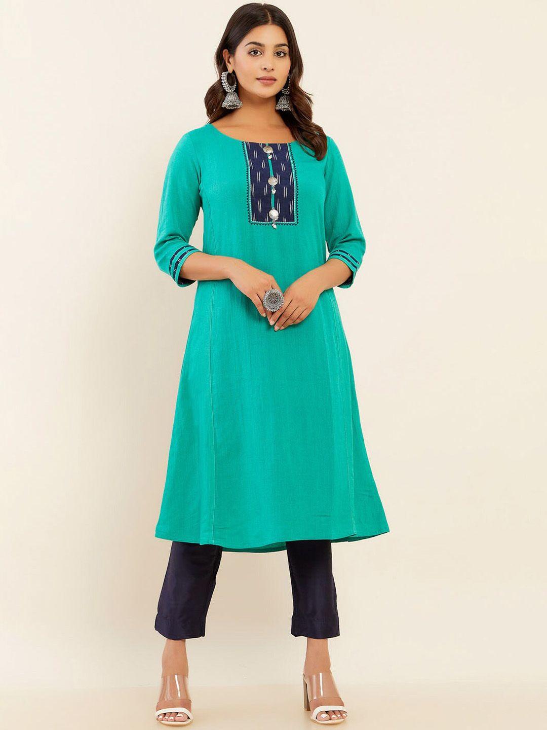 maybell yoke design a-line kurta