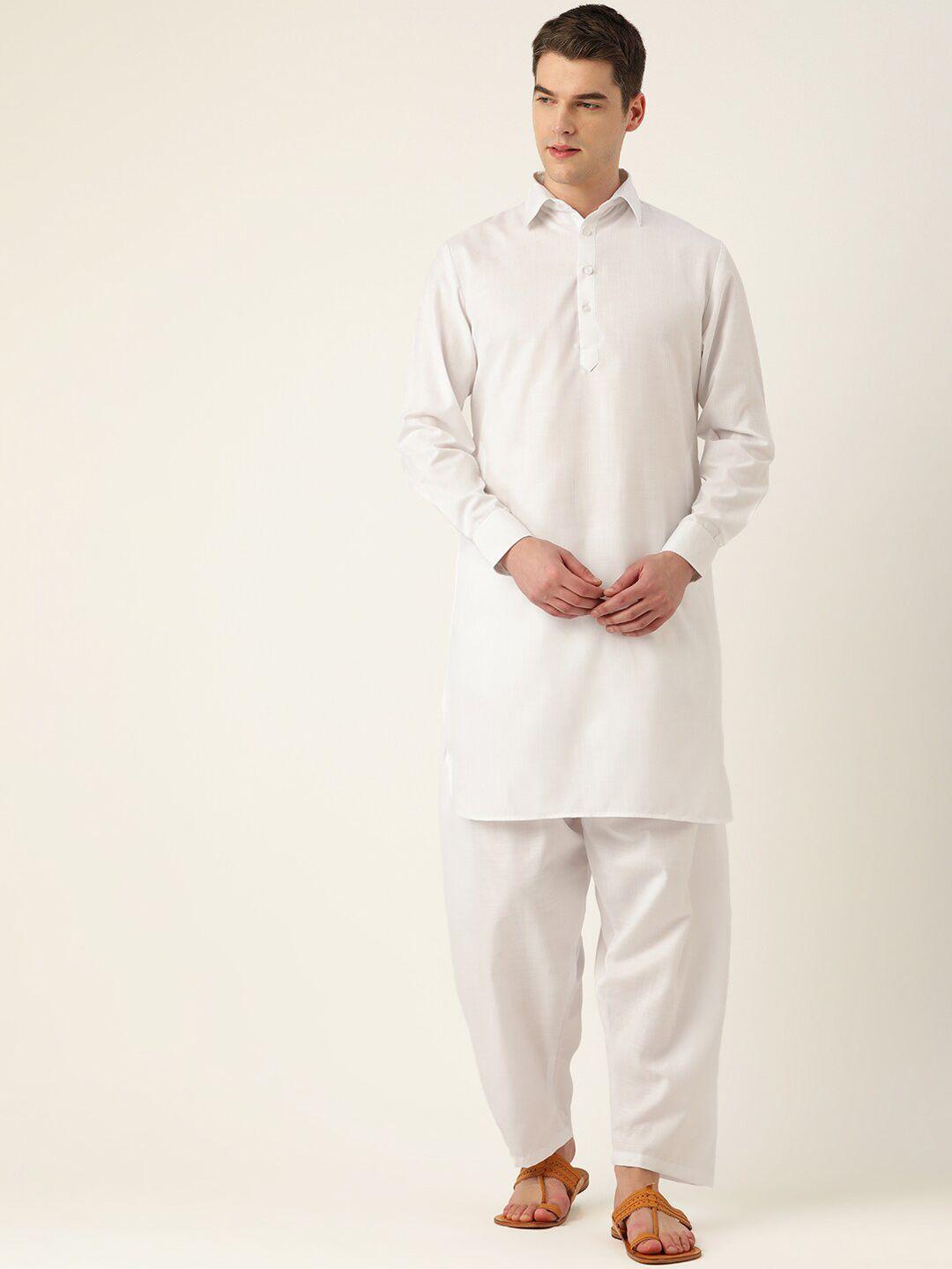 molly & michel men pathani cotton kurta