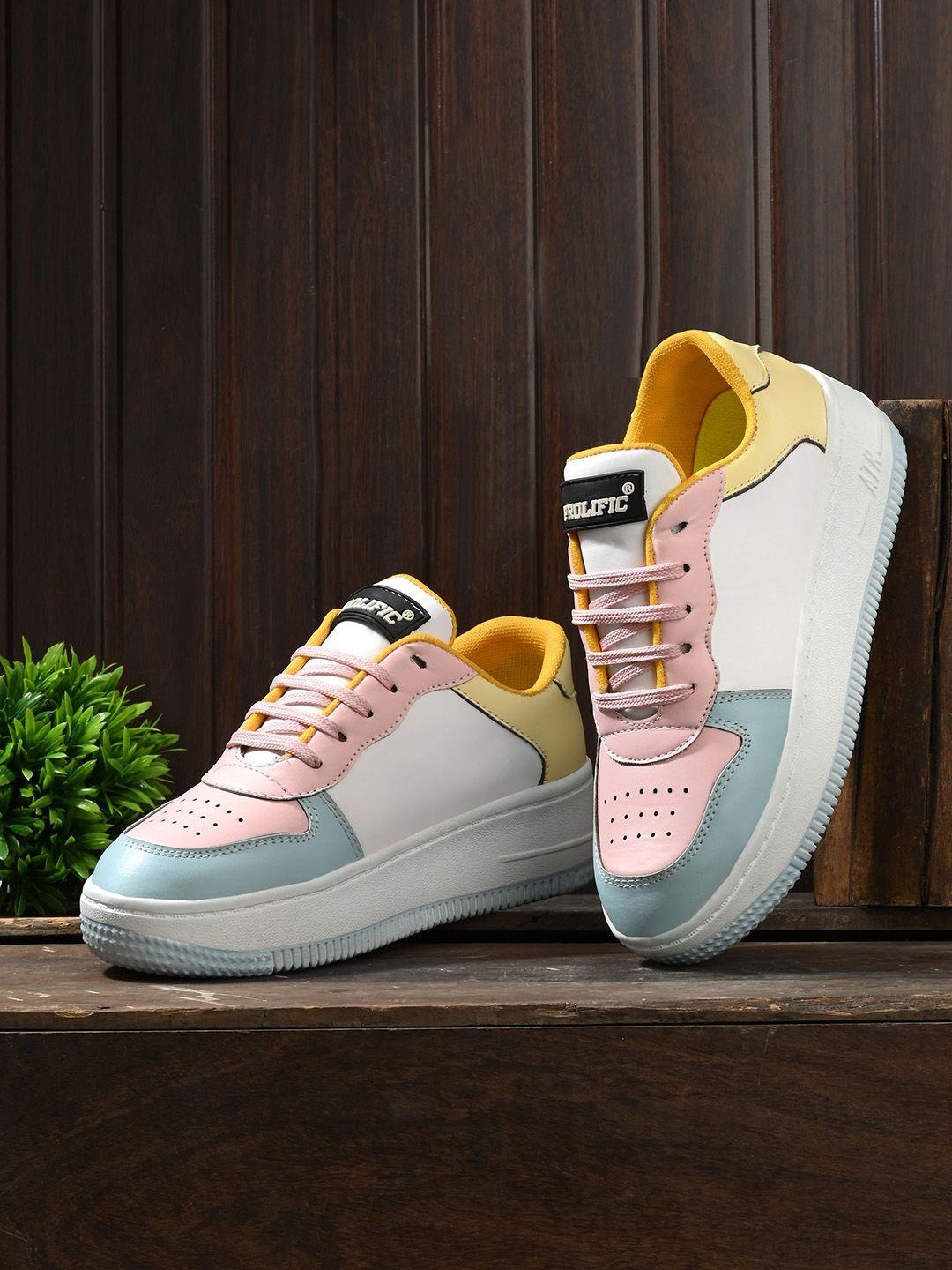 prolific women colourblocked sneakers