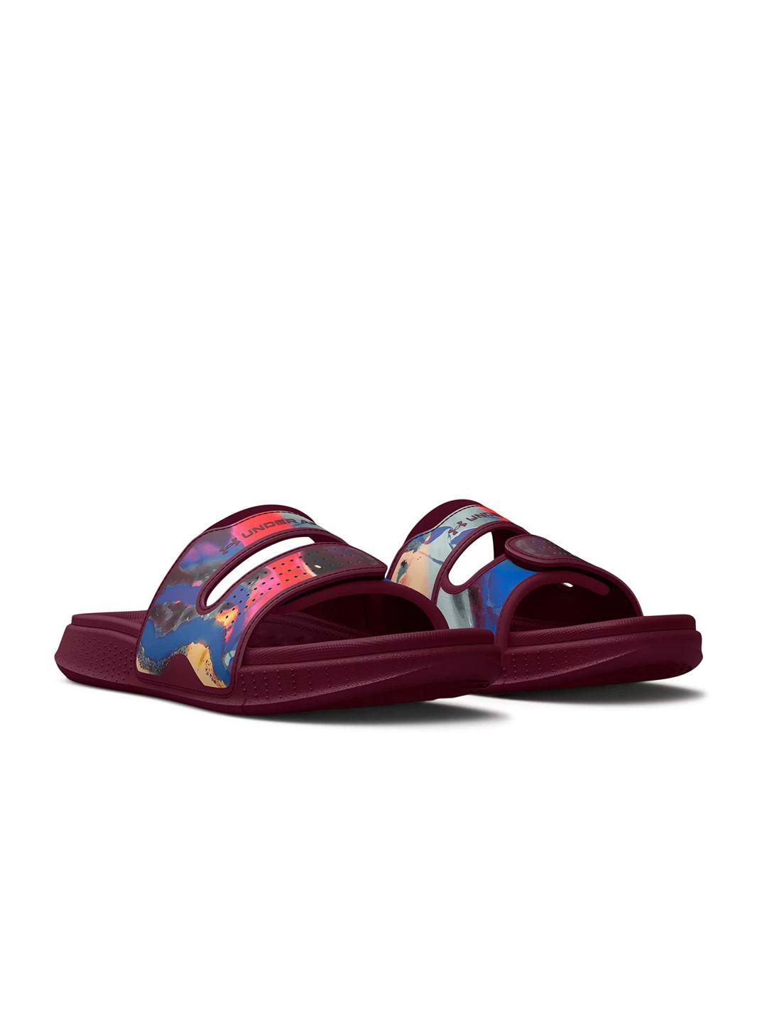 under armour women ansa studio graphic slides printed slip-on