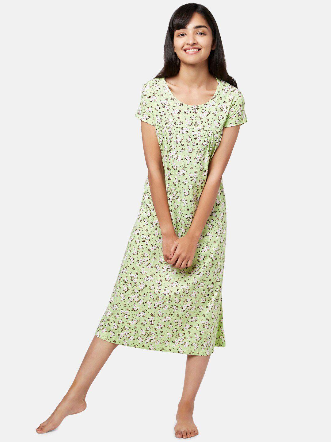 yu by pantaloons floral printed nightdress