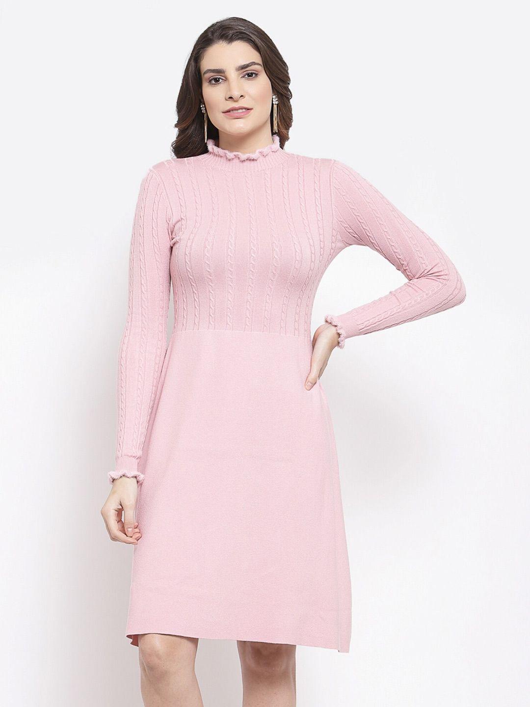 mafadeny high neck jumper dress