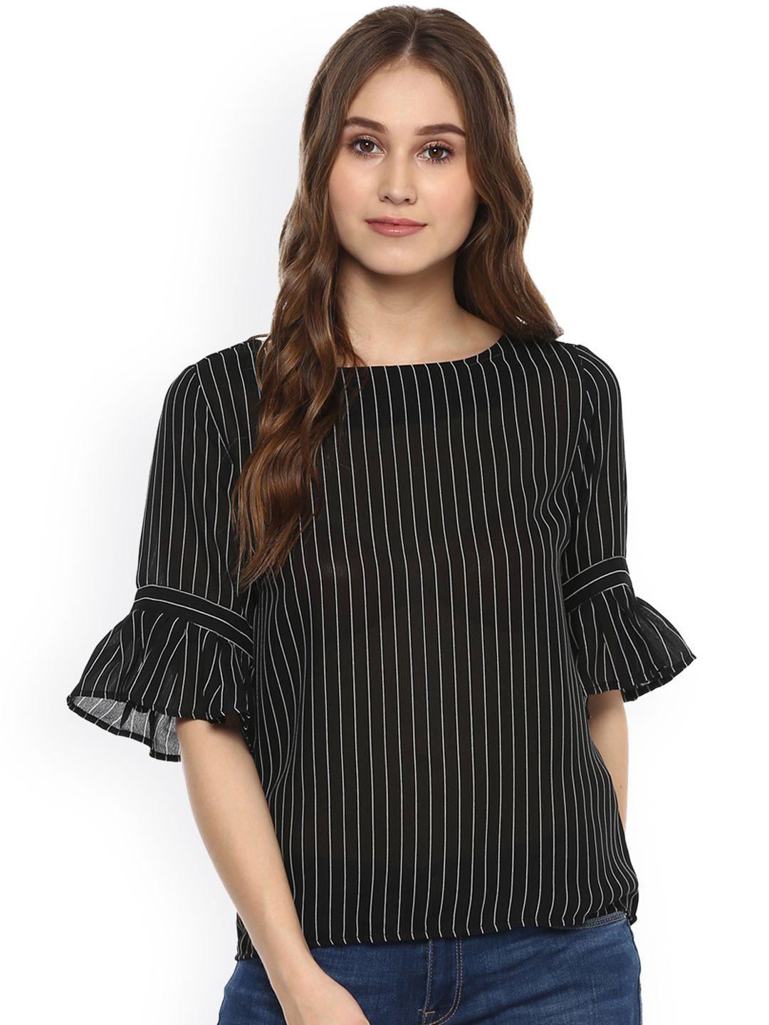 harpa women black striped top