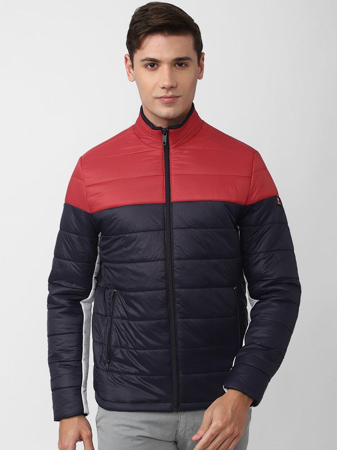 van heusen sport men colourblocked quilted jacket