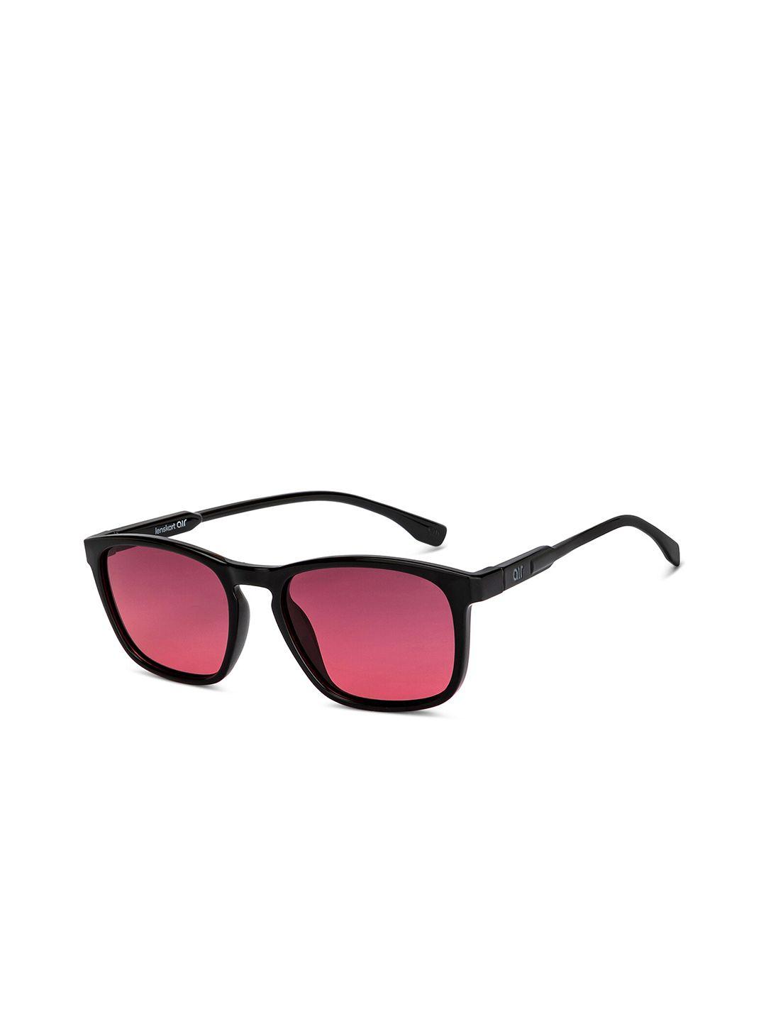 vincent chase pink lens wayfarer sunglasses with polarised and uv protected lens 200446