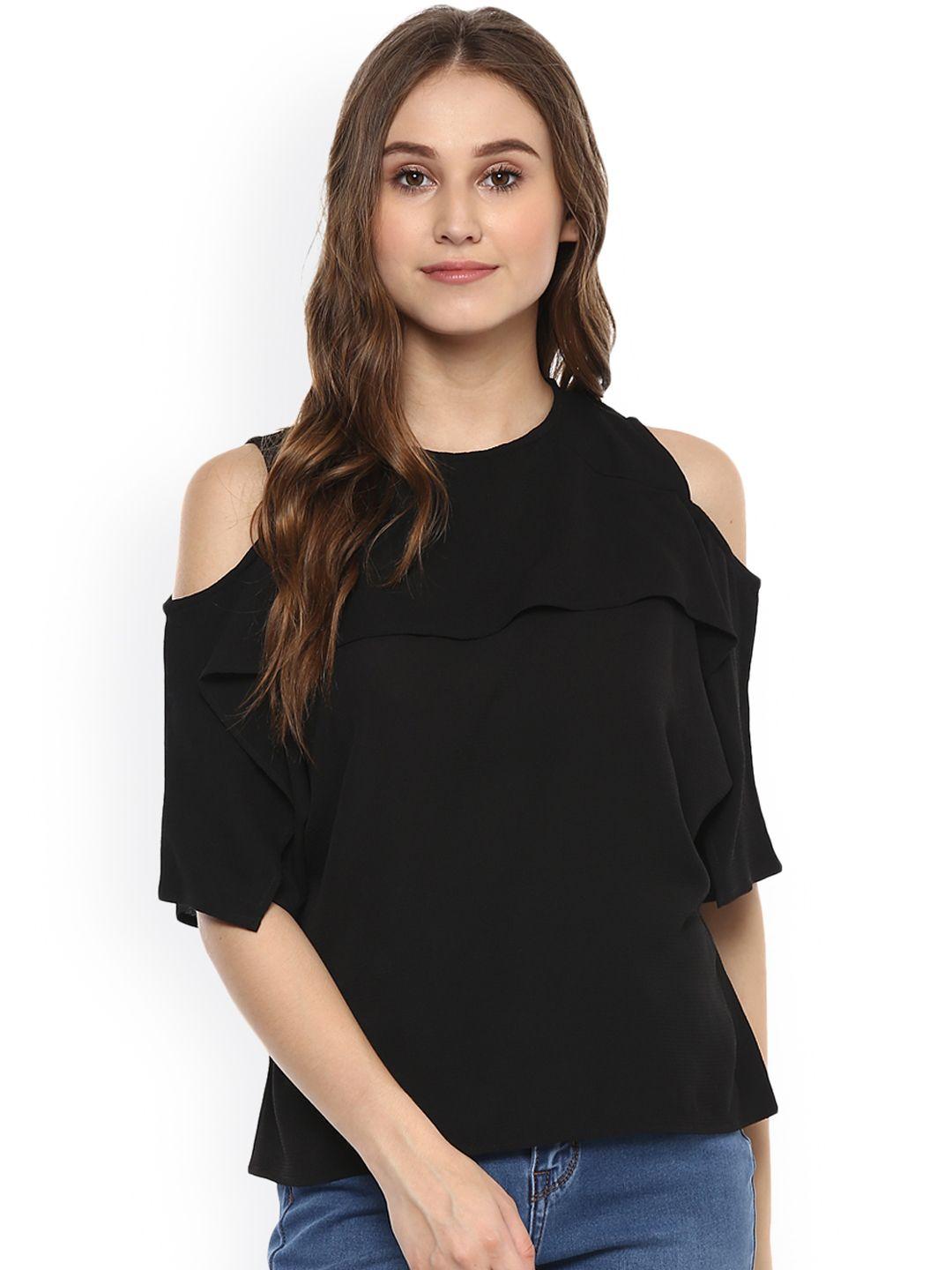 harpa women black solid top