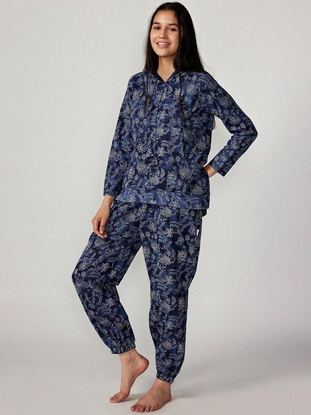 jisora women printed pure organic cotton co-ords