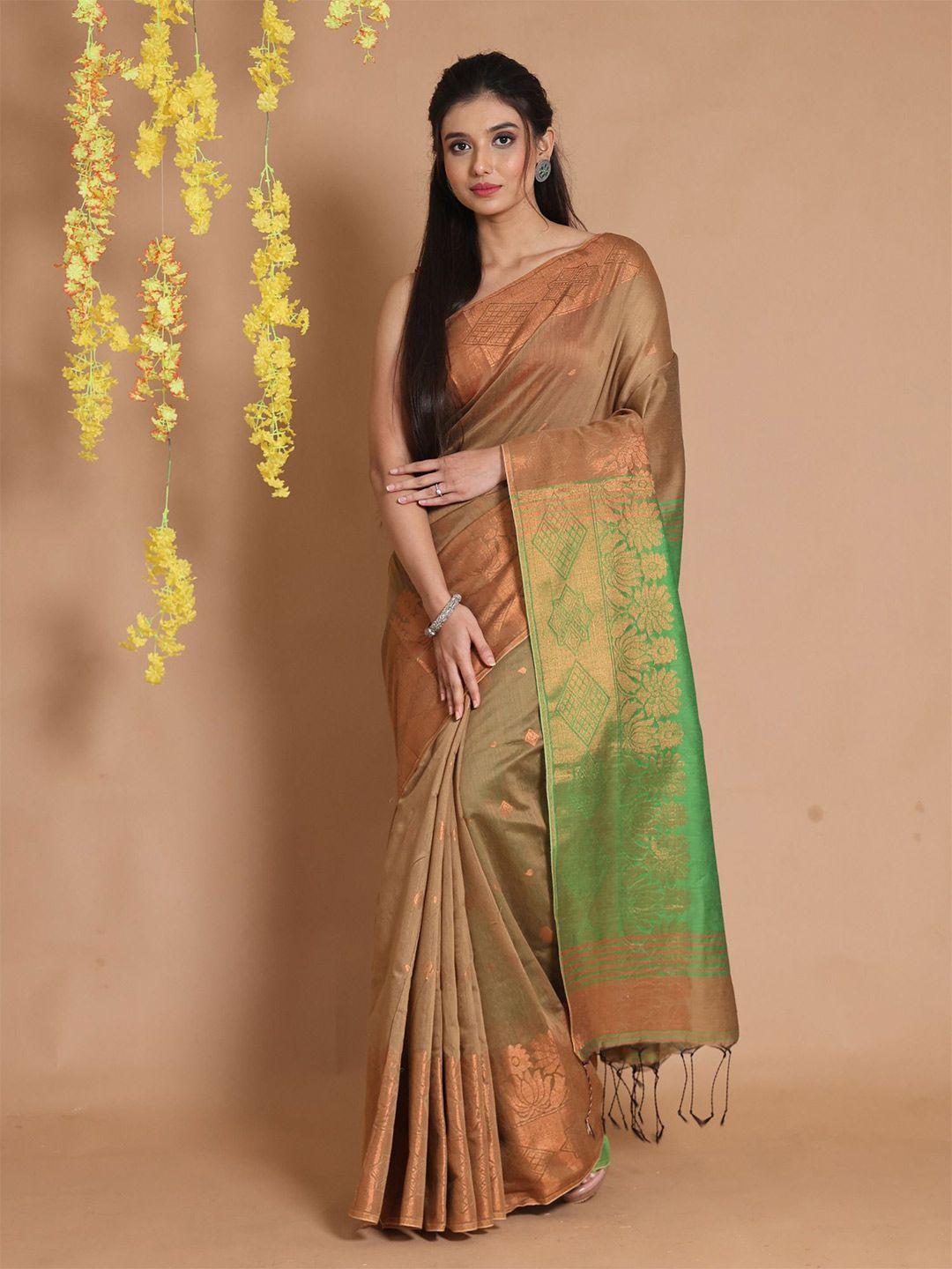 charukriti ethnic motifs zari saree