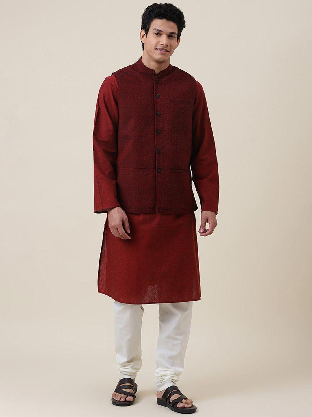 fabindia men pure cotton kurta with churidar