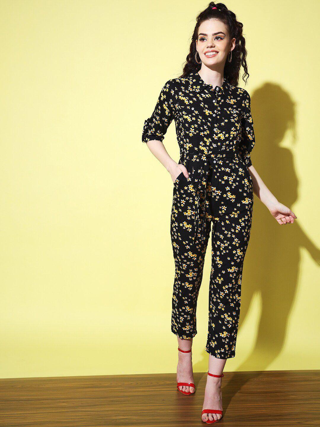 the dry state printed basic jumpsuit