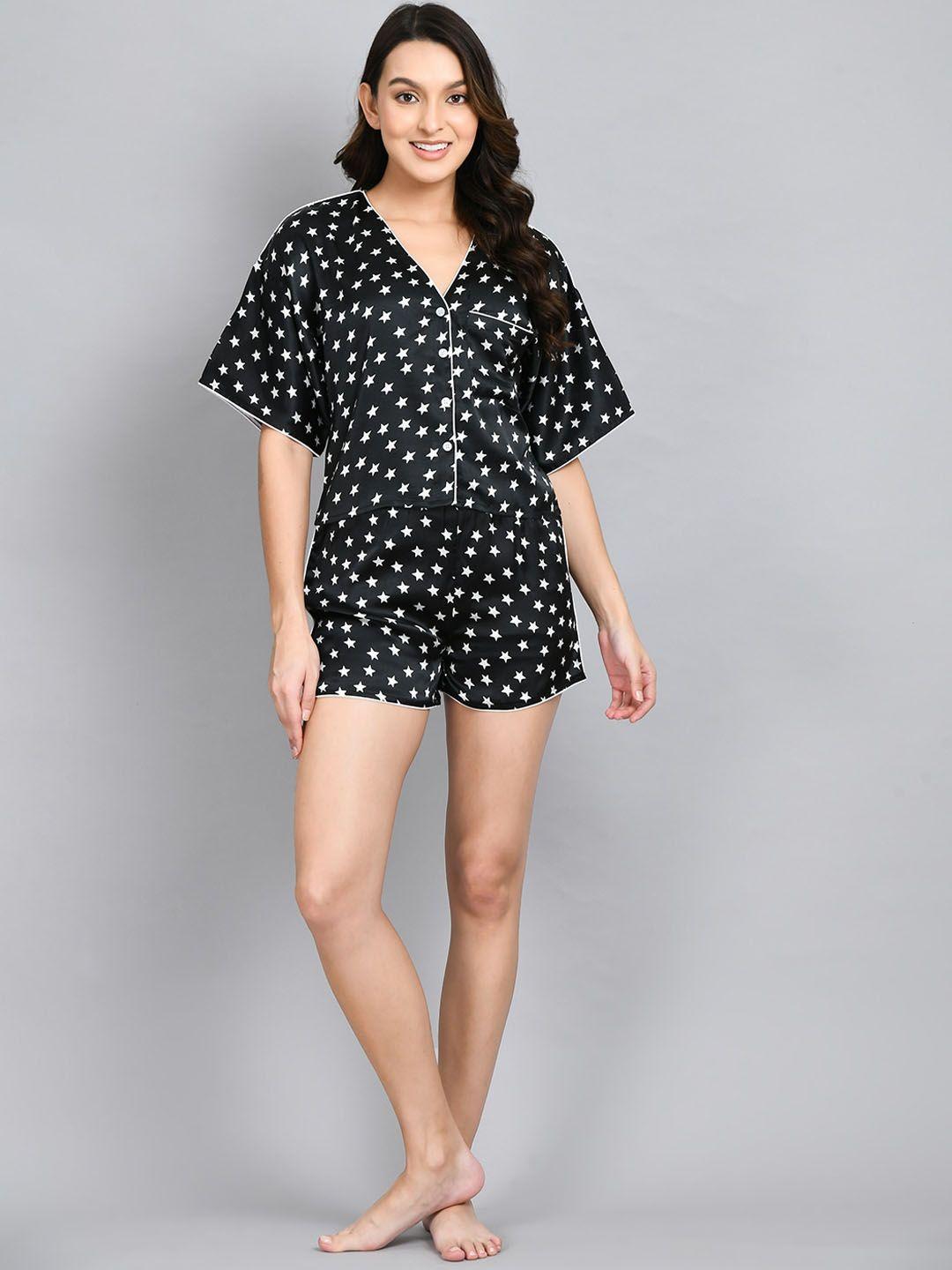 pretty loving thing women printed night suit