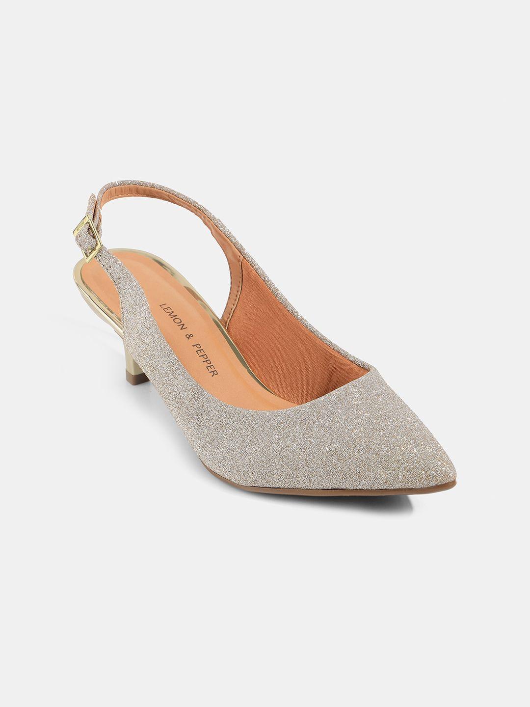 lemon & pepper women embellished party pumps