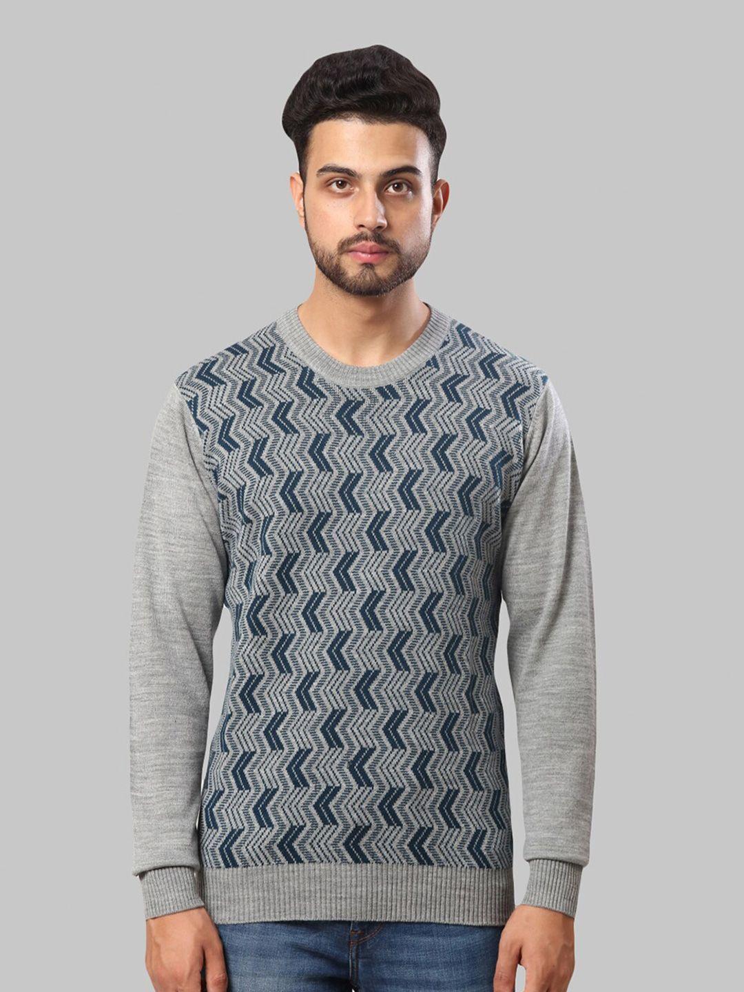 raymond men chevron pullover sweater