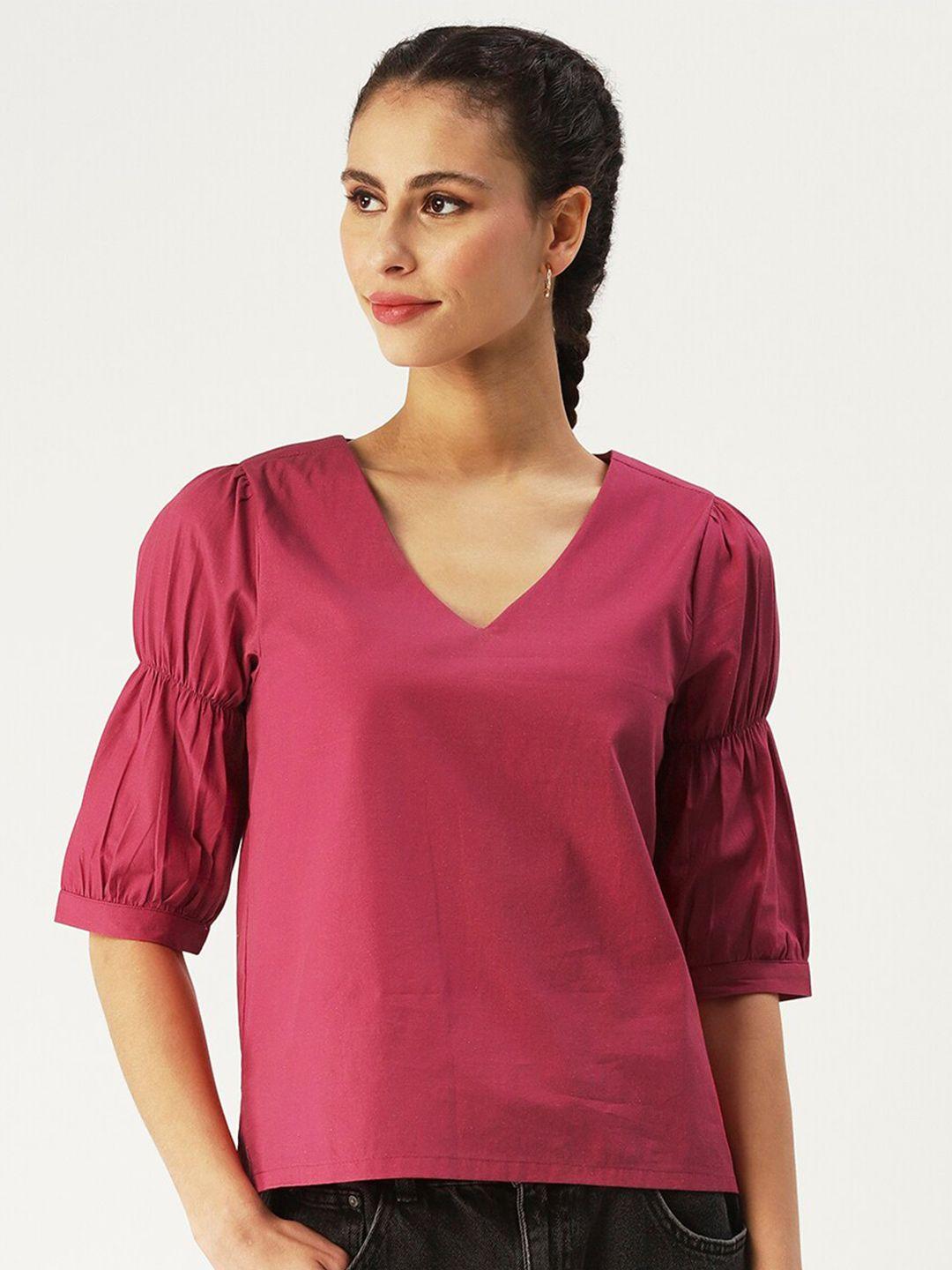 dressberry women puff sleeves top