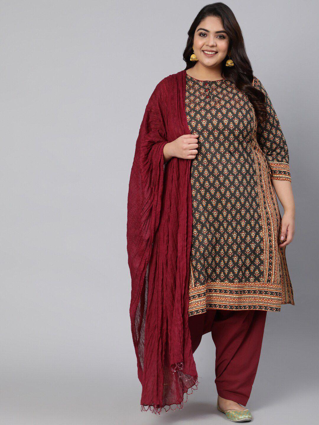 jaipur kurti ethnic motifs flared sleeves kurta