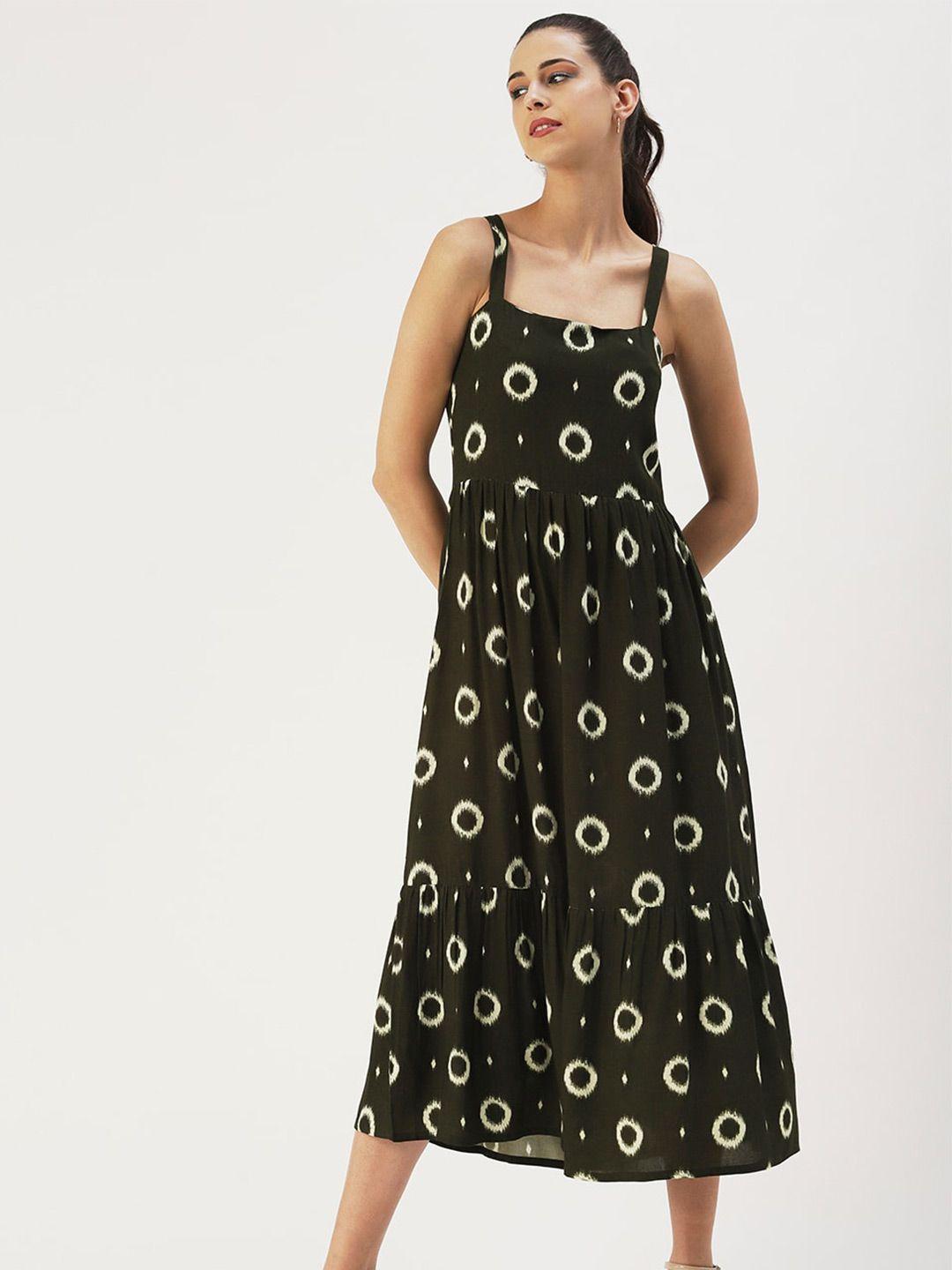 dressberry ethnic motifs midi dress