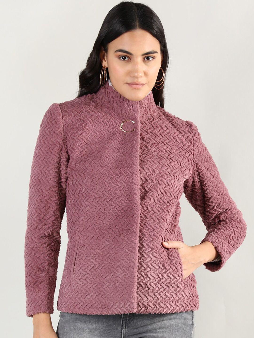 lure urban women cable-knitted wool pea coat