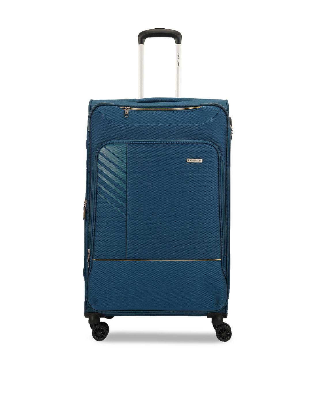 aristocrat vitara plus exp textured large trolley suitcase