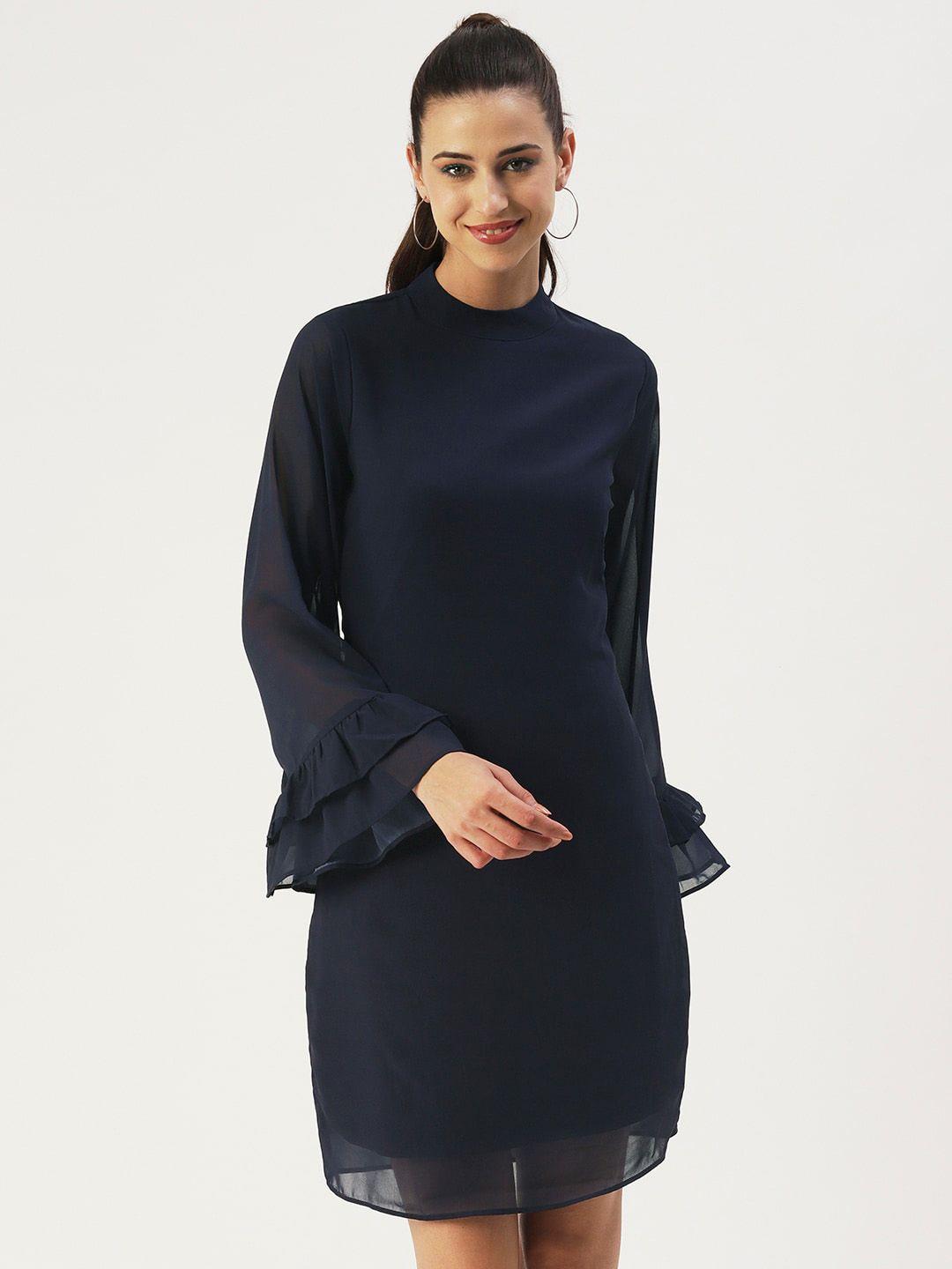 dressberry georgette sheath dress