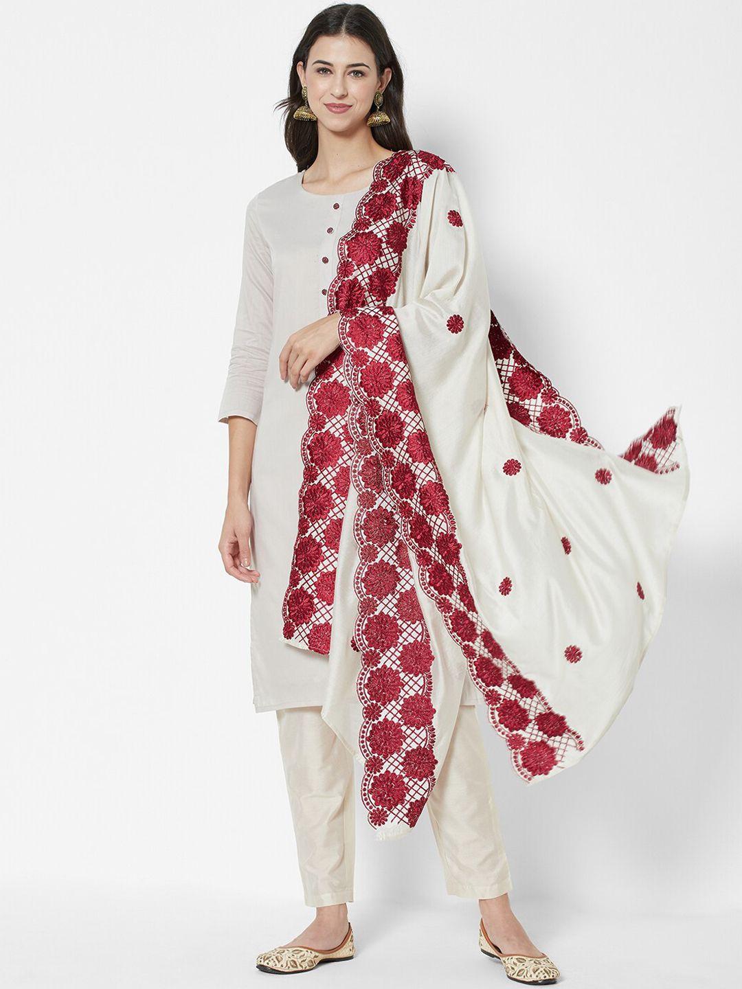 heeposh  thread work kurta with trousers & with dupatta