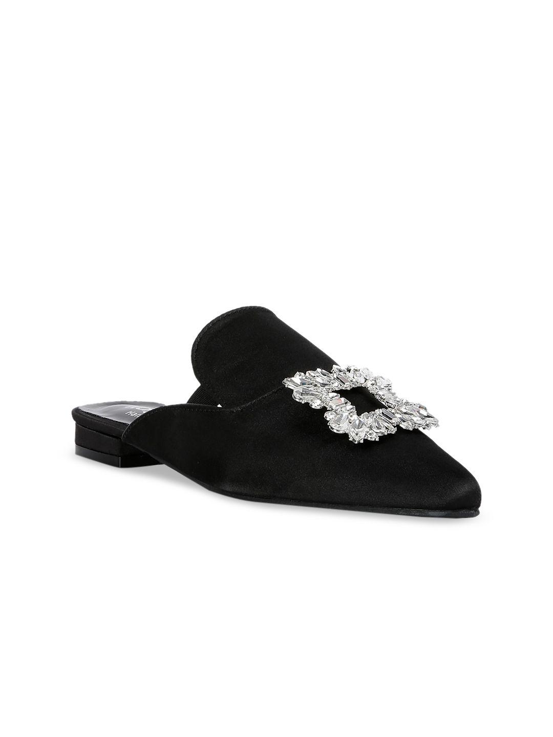 rag & co women embellished mules flats